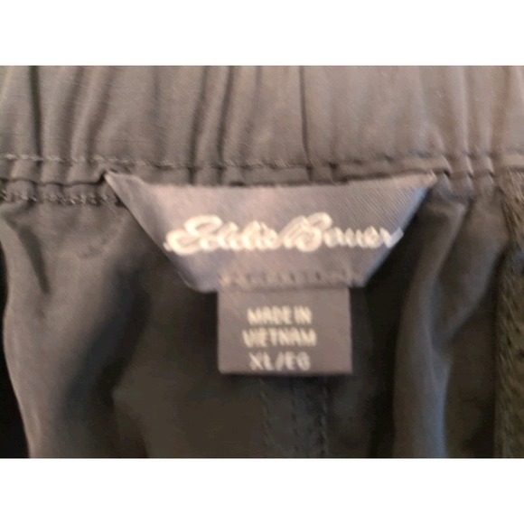 Eddie Bauer Ripstop Moisture Wicking  Elastic Waist Blk Shorts Size XL NEW W/Tag - Picture 10 of 11